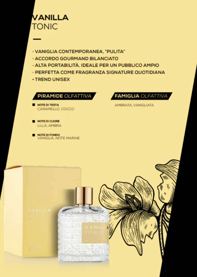 LPDO COFANETTO VANILLA TONIC 100 ML EDP +15 ML EDP +POUCHETTE