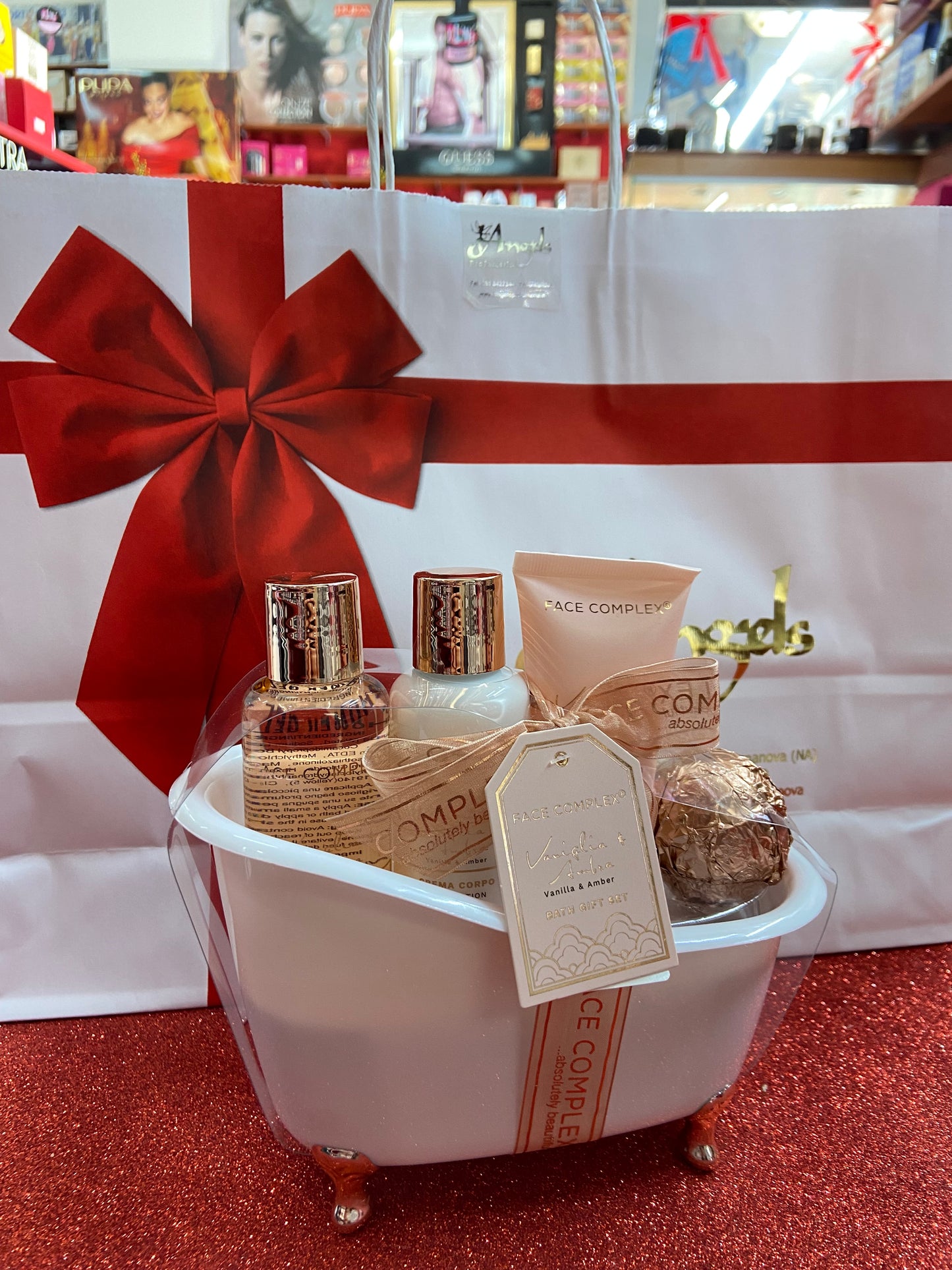 Face Complex Bath Gift Set Vasca 4 Pezzi