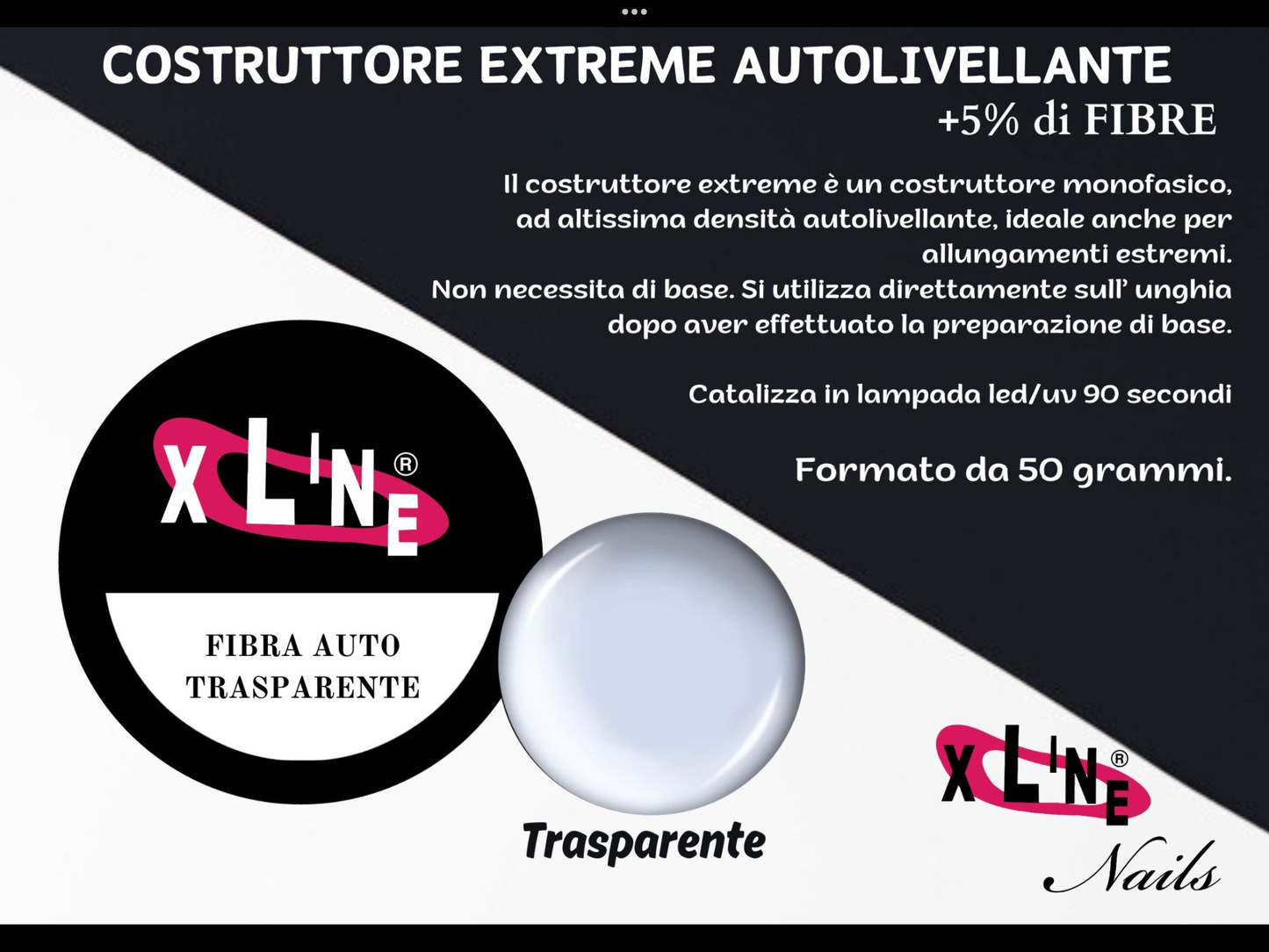 Extreme autolivellante +5% di fibre trasparente