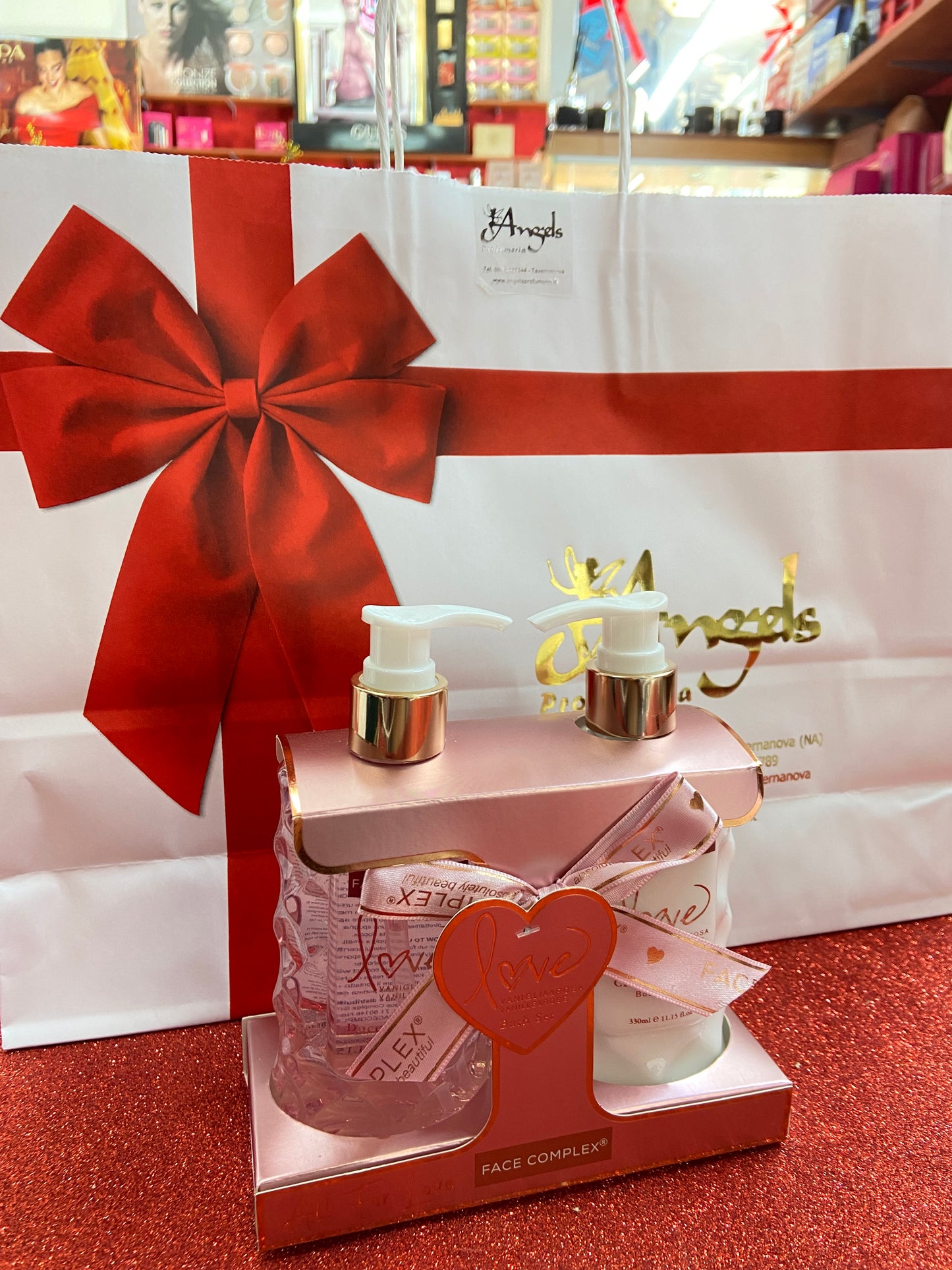 Face Complex Bath Set All For Love 2 Pezzi