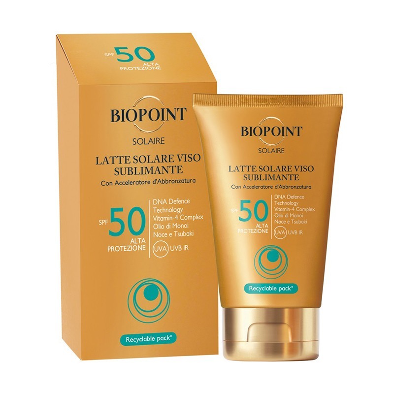 BIOPOINT - Latte Solare Viso Sublimante SPF50