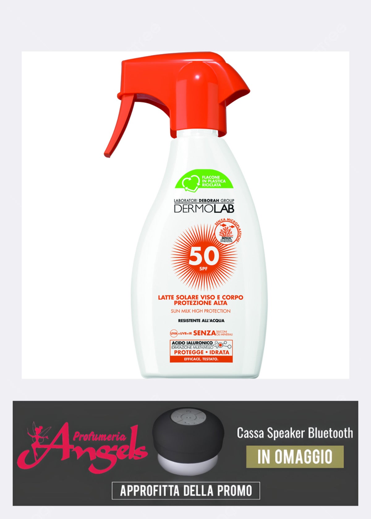 DERMOLAB LATTE SOLARE CORPO E VISO