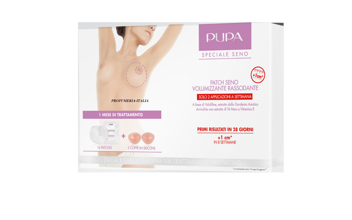 PUPA CORPO PATCH SENO VOLUMIZZANTE RASSODANTE 16P. - TRATTAMENTO COSMETICO SENO