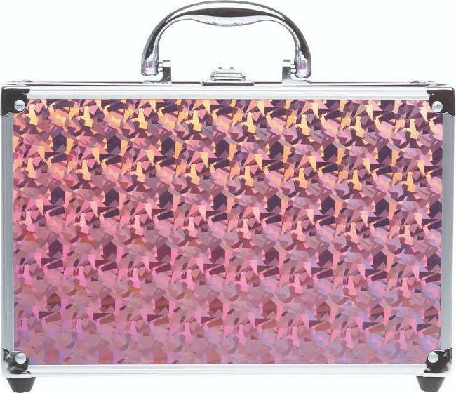 Valigetta Rosa Make Up Cosmetic Beauty Case Set Di Trucchi Casuelle