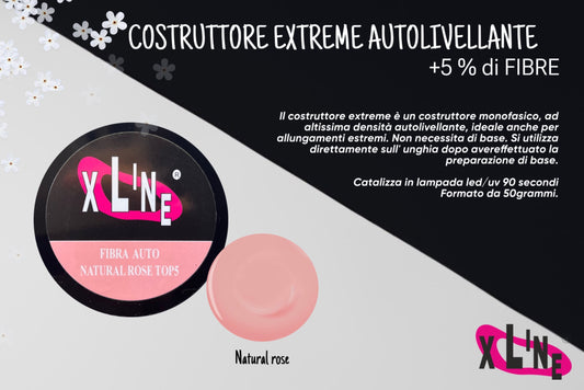 COSTRUTTORE EXTREME AUTOLIVELLANTE +5 % di FIBRE NATURAL ROSE