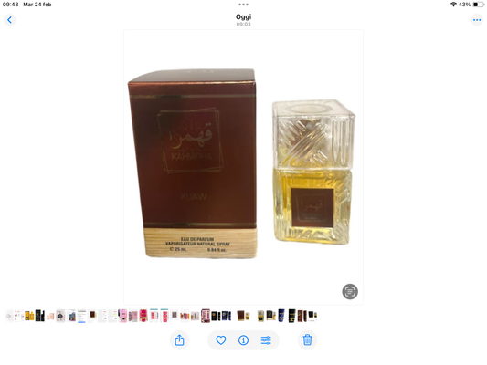 Miniature  KAHMRHA  KUAW 25 ml edp