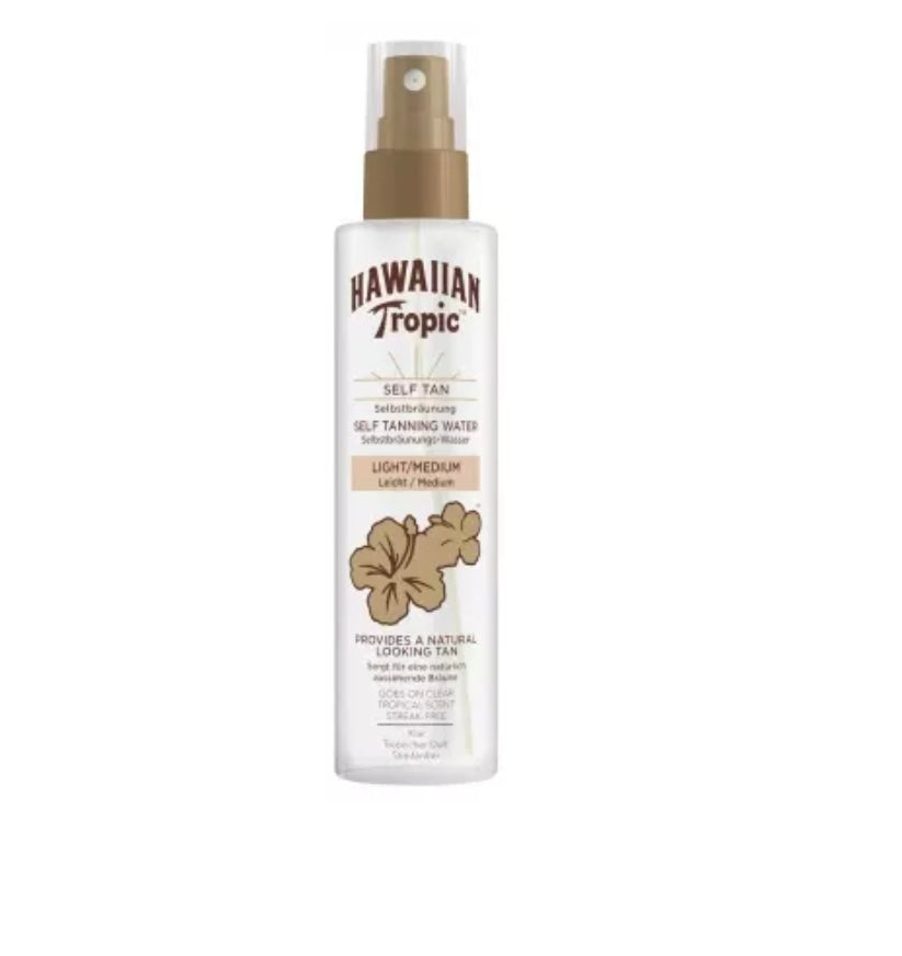 Autoabbronzante  Hawaiian Tropic Self Tan Acqua Autoabbronzante Chiaro Med 200ml