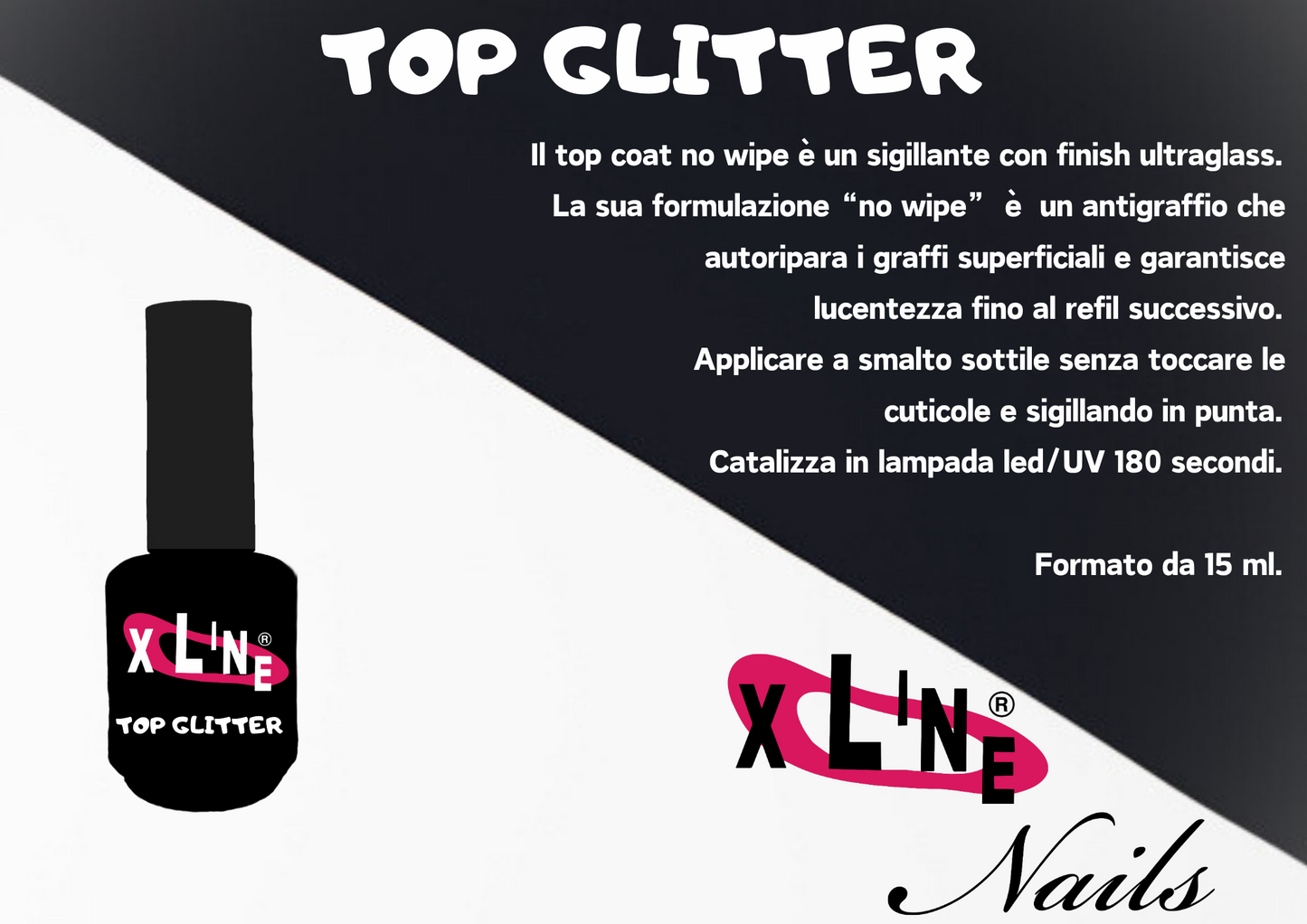 Xline top glitter