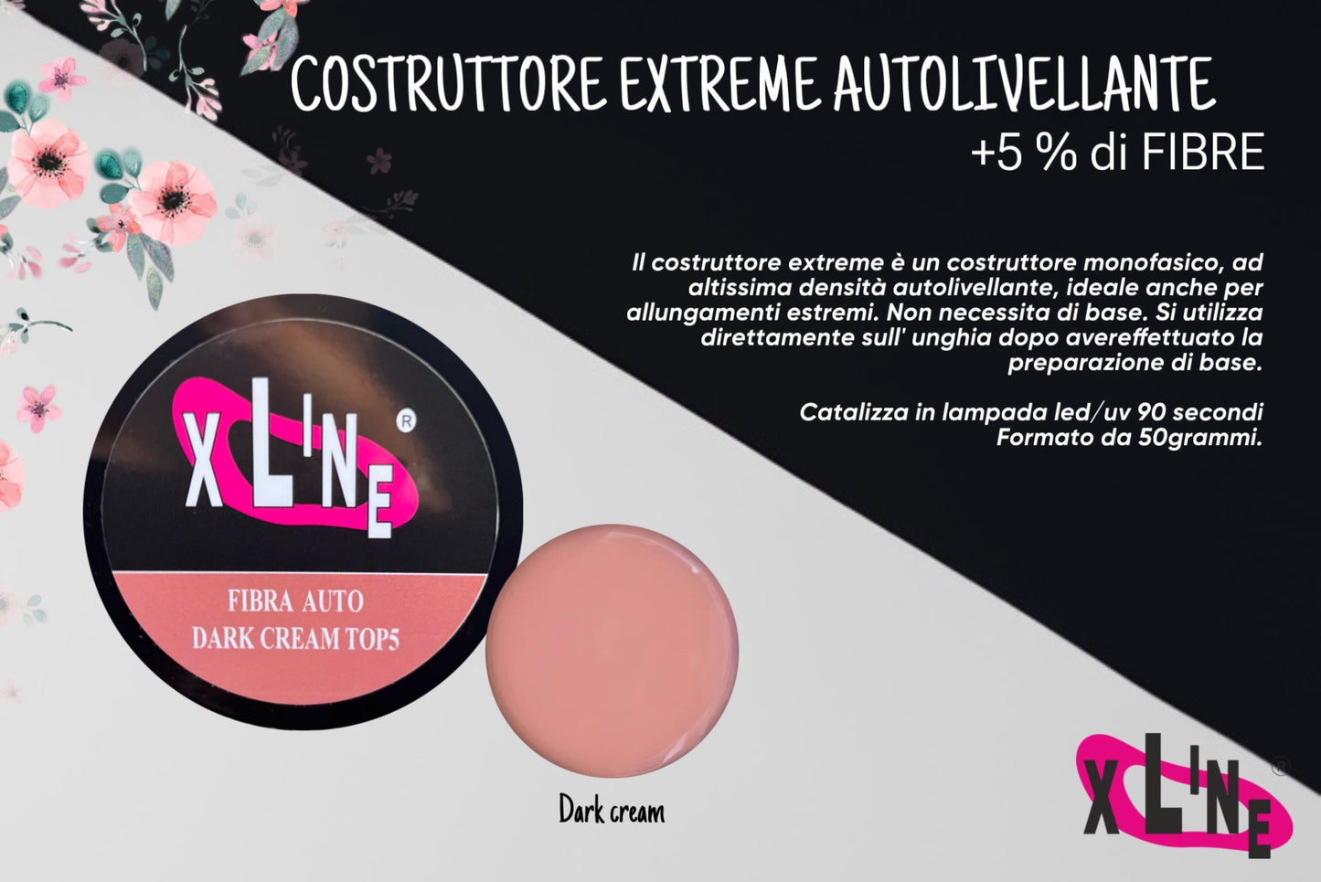 COSTRUTTORE EXTREME AUTOLIVELLANTE +5 % di FIBRE DARK CREAM