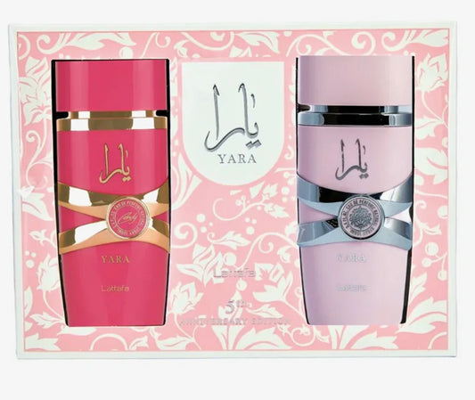 Lattafa Yara 5th Anniversary Edition - Set di Profumi da Donna (2x100 ml) - Fragranze Dolce e Floreale