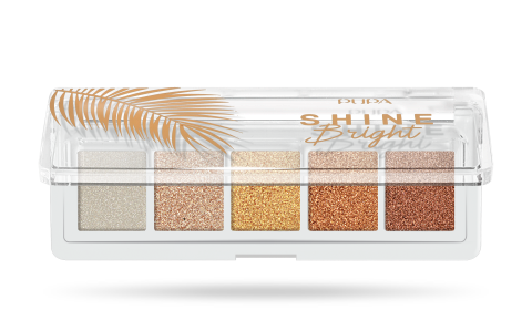 SHINE BRIGHT PALETTE Palette 5 Ombretti Effetto Metallico