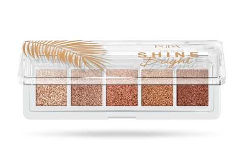 SHINE BRIGHT PALETTE Palette 5 Ombretti Effetto Metallico