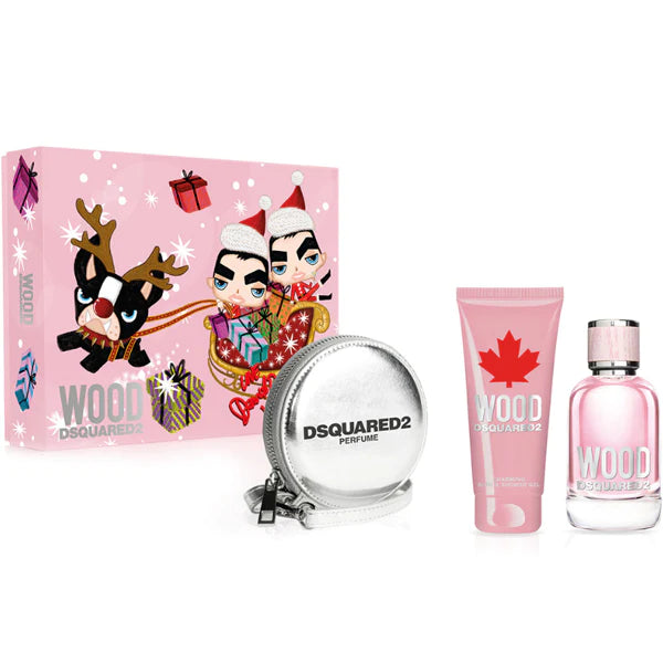 Confezione Regalo Donna (Rosa) Wood Dsquared2