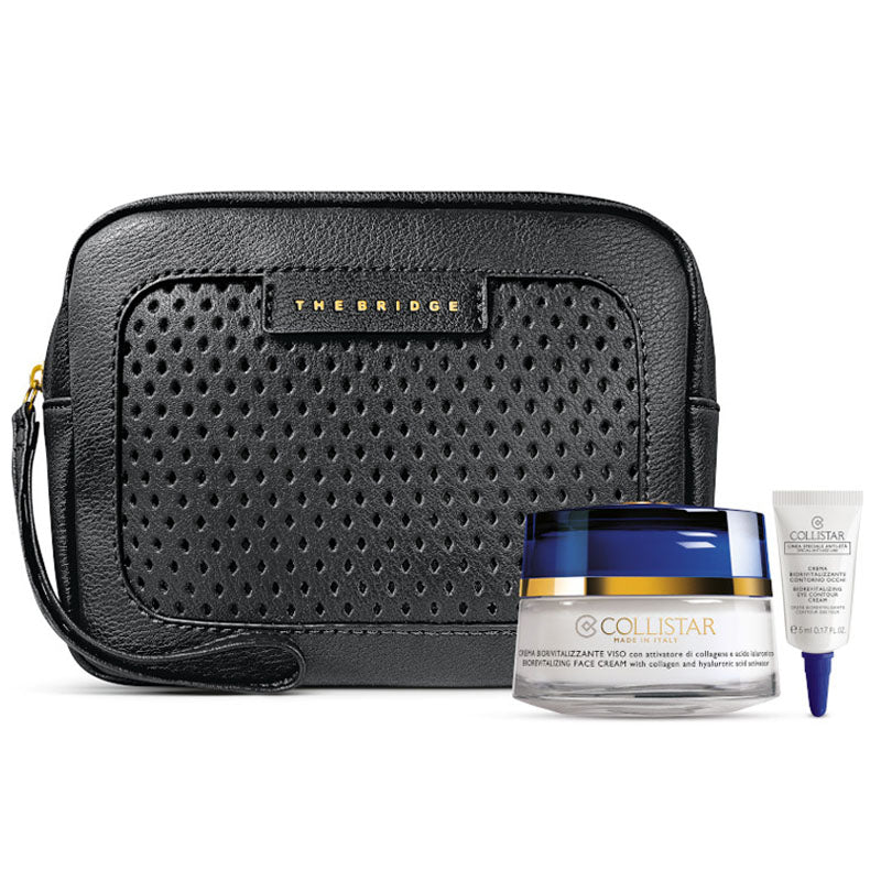 Cofanetto COLLISTAR Anti Età CREMA BIORIVITALIZZANTE VISO + CREMA BIORIVITALIZZANTE CONTORNO OCCHI + Beauty Bag The Bridge