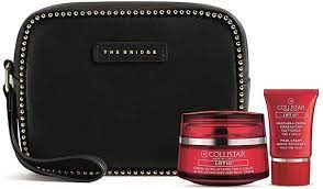 COLLISTAR LIFT HD CREMA ULTRA LIFTANTE VISO E COLLO MASCHERA CREMA RIPARAZIONE NOTTURNA BEAUTY BAG NERA THE BRIDGE