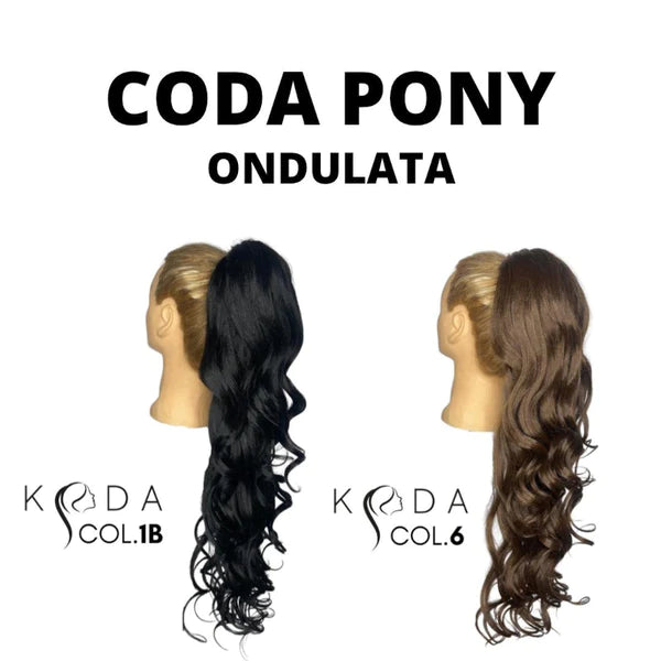 Coda extension a cuffia effetto naturale Modello Pony